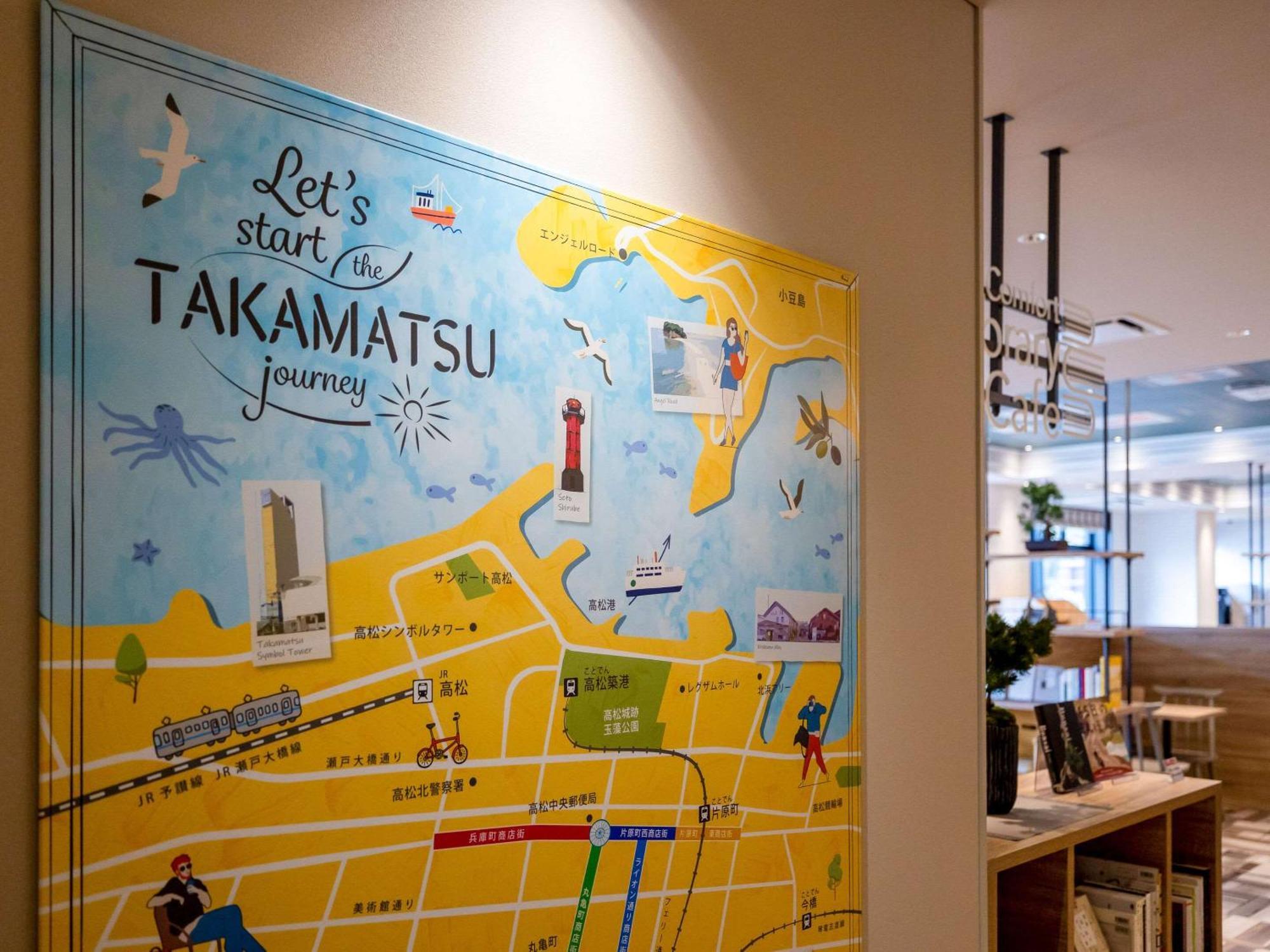 Comfort Hotel Takamatsu Bagian luar foto